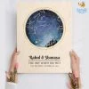 Chitra Chaya Personalized Wooden Frame - Stars Above Us | COD Not Available