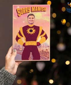 Chitra Chaya Father's Day Personalized Sorry Shaktiman Wooden Frame | COD Not Available