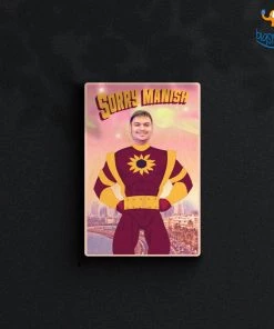 Chitra Chaya Father's Day Personalized Sorry Shaktiman Wooden Frame | COD Not Available