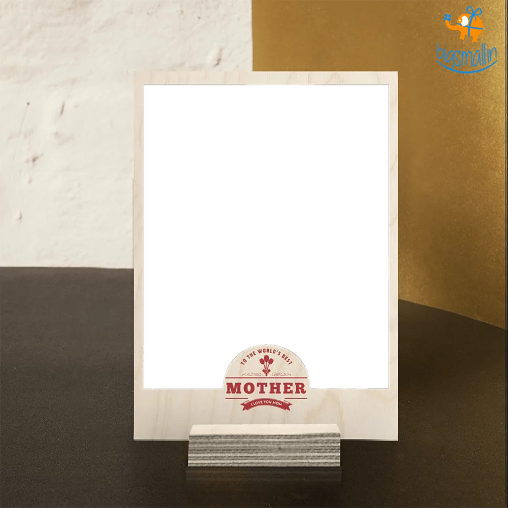 Chitra Chaya Mother's Day Personalized Wooden Print Frame | COD Not Available