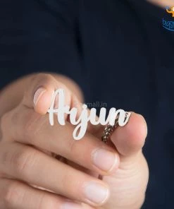 Pin It Up Personalized Metallic Keychain | COD Not Available