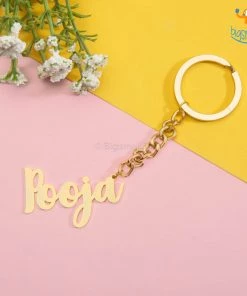 Pin It Up Personalized Metallic Keychain | COD Not Available