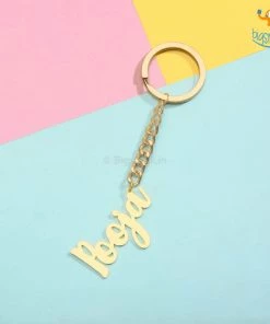 Pin It Up Personalized Metallic Keychain | COD Not Available