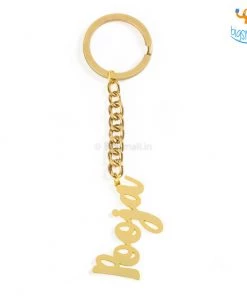 Pin It Up Personalized Metallic Keychain | COD Not Available