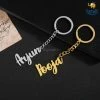 Pin It Up Personalized Metallic Keychain | COD Not Available