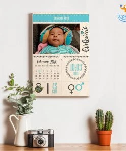 Chitra Chaya Personalized Newborn Baby Portrait Frame | COD Not Available