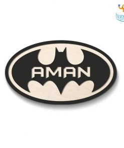Chitra Chaya Personalized Batman Themed Nameplate | COD Not Available