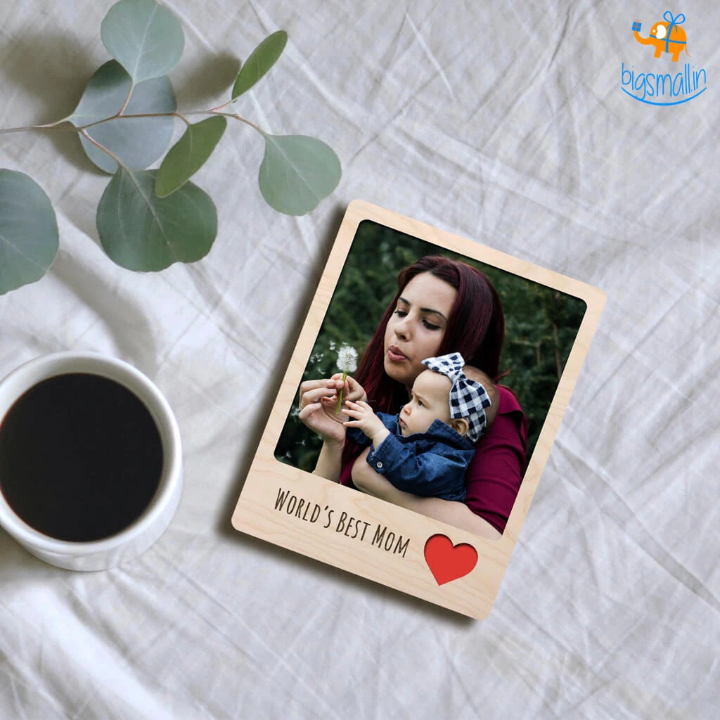 Chitra Chaya Personalized Best Mom Wooden Fridge Magnet | COD Not Available