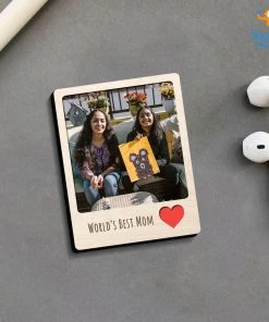 Chitra Chaya Personalized Best Mom Wooden Fridge Magnet | COD Not Available