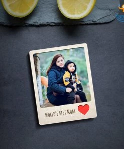 Chitra Chaya Personalized Best Mom Wooden Fridge Magnet | COD Not Available