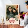 Chitra Chaya Best Sister Personalized Wooden Print Frame | COD Not Available