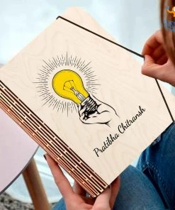 Chitra Chaya Personalized Idea Theme Wooden Binder Diary | COD Not Available