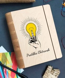 Chitra Chaya Personalized Idea Theme Wooden Binder Diary | COD Not Available