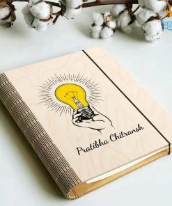 Chitra Chaya Personalized Idea Theme Wooden Binder Diary | COD Not Available
