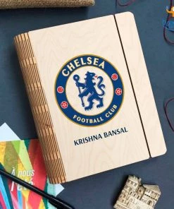Chitra Chaya Personalized Chelsea Wooden Binder With Elastic Strap | COD Not Available