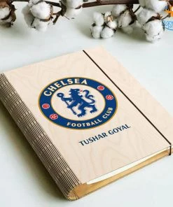 Chitra Chaya Personalized Chelsea Wooden Binder With Elastic Strap | COD Not Available