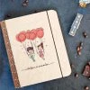 Chitra Chaya Personalized Couple Wooden Binder With Elastic Strap | COD Not Available