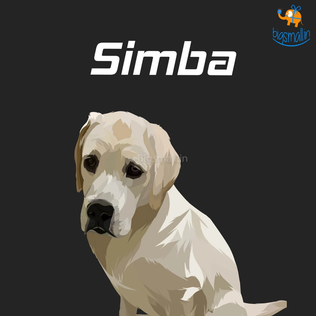 Chitra Chaya Personalized Pets Caricature Wooden Portrait | COD Not Available