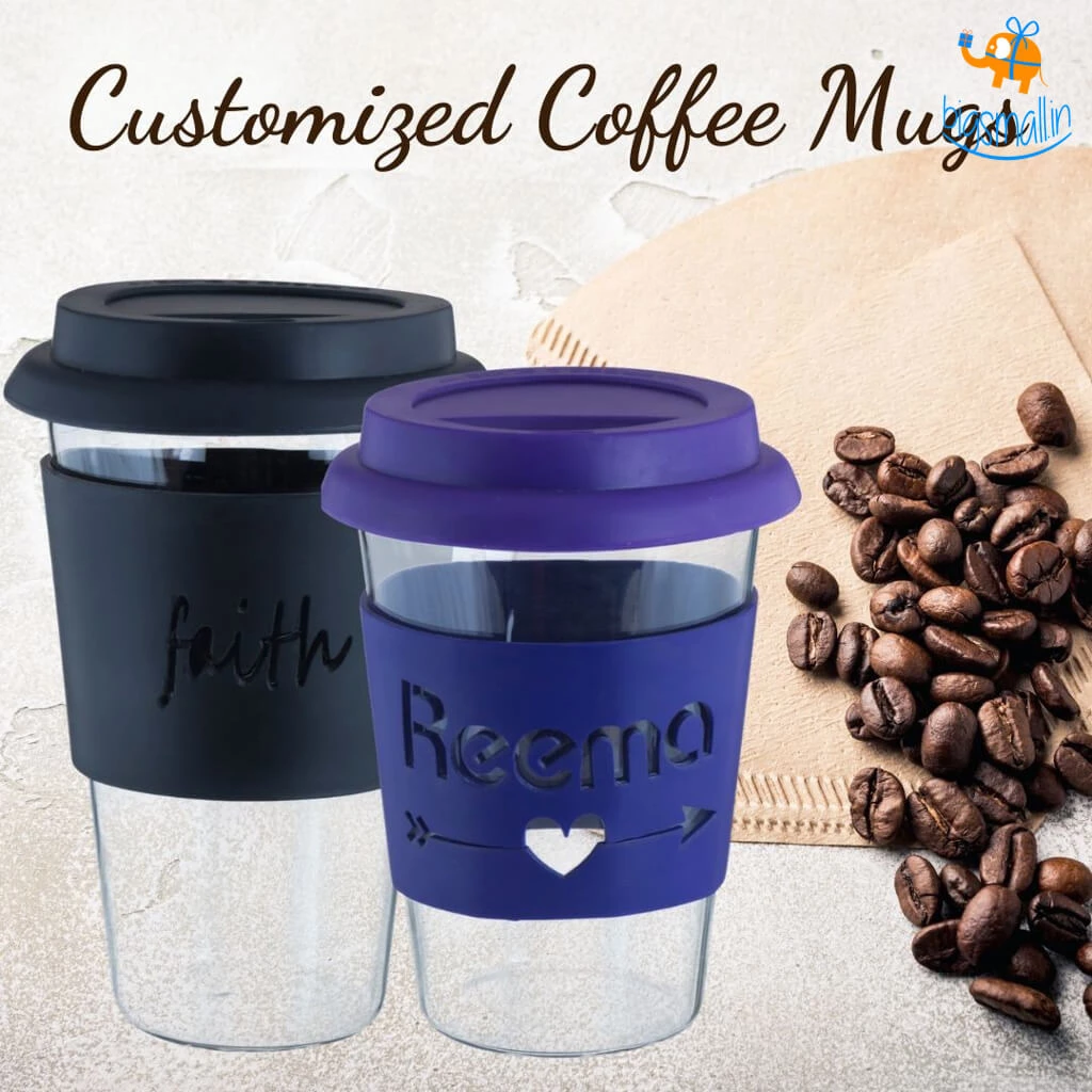 Myreon Personalized Glass Coffee Mug | COD Not Available