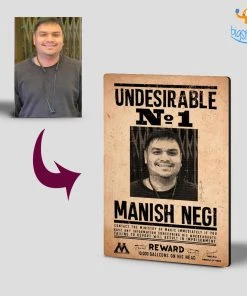 Chitra Chaya Personalized Harry Potter Wooden Frame | COD Not Available Father's Day