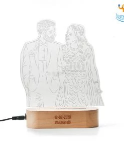 India Vibes Father's Day Personalized Hologram Lamp