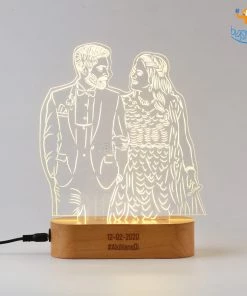 India Vibes Father's Day Personalized Hologram Lamp