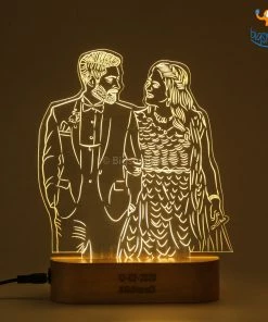 India Vibes Father's Day Personalized Hologram Lamp