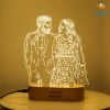 India Vibes Father's Day Personalized Hologram Lamp