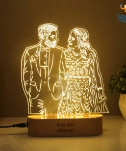 India Vibes Father's Day Personalized Hologram Lamp