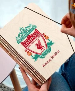 Chitra Chaya Personalized Liverpool Wooden Binder Diary | COD Not Available