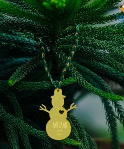 Pin It Up Personalized Metallic Name Christmas Ornament | COD Not Available Father's Day