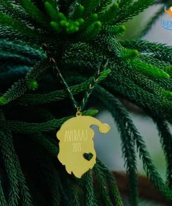 Pin It Up Personalized Metallic Name Christmas Ornament | COD Not Available Father's Day