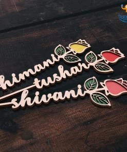 Chitra Chaya Personalized Wooden Rose | COD Not Available Father's Day