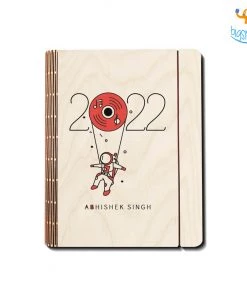 Chitra Chaya Personalized New Year Wooden Binder With Elastic Strap | COD Not Available