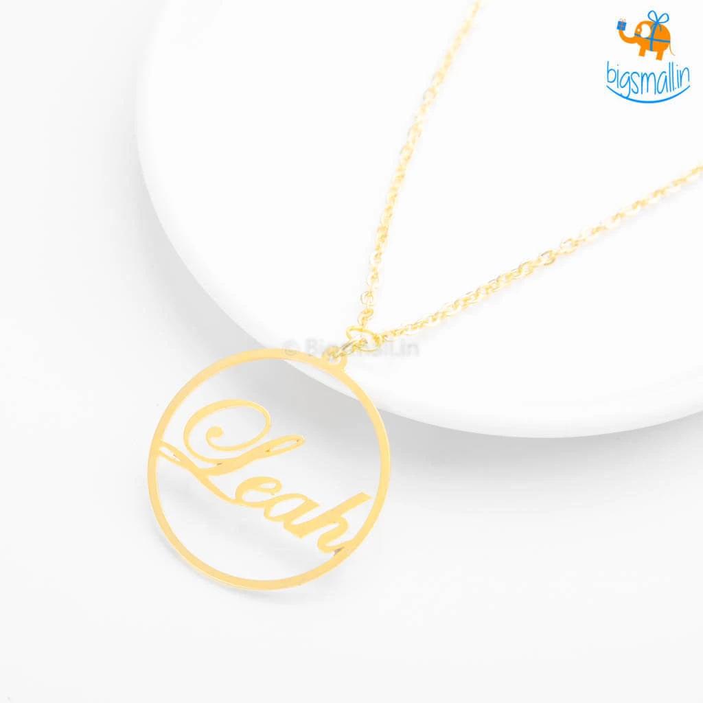 Pin It Up Personalized Metallic Gold Pendant | COD Not Available