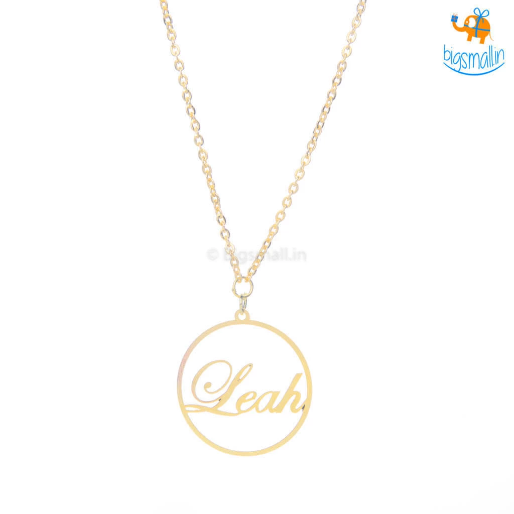 Pin It Up Personalized Metallic Gold Pendant | COD Not Available