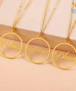 Pin It Up Personalized Metallic Gold Pendant | COD Not Available