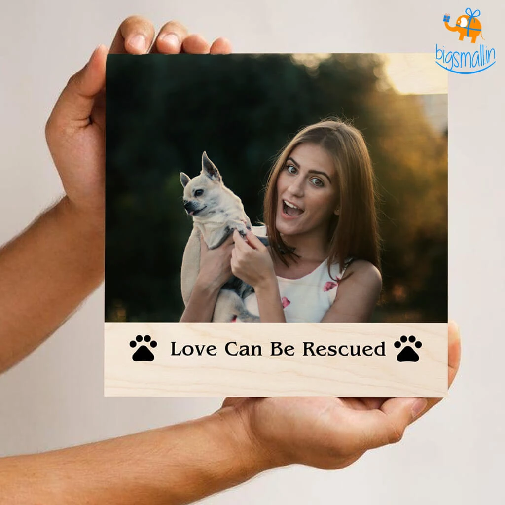 Chitra Chaya Personalized Pets Love Frame | COD Not Available