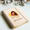 Chitra Chaya Personalized Photo Art Wooden Binder With Elastic Strap | COD Not Available