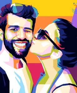 Chitra Chaya Personalized Pop Art - Two Face | COD Not Available