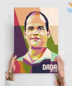 Chitra Chaya Personalized Pop Art Wooden Frame | COD Not Available Father's Day