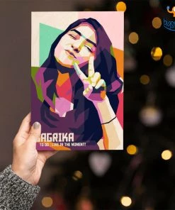 Chitra Chaya Personalized Pop Art Wooden Frame | COD Not Available Father's Day