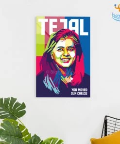 Chitra Chaya Personalized Pop Art Wooden Frame | COD Not Available Father's Day