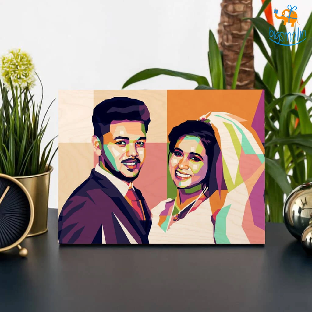 Chitra Chaya Personalized Pop Art - Two Face | COD Not Available