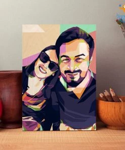 Chitra Chaya Personalized Pop Art - Two Face | COD Not Available