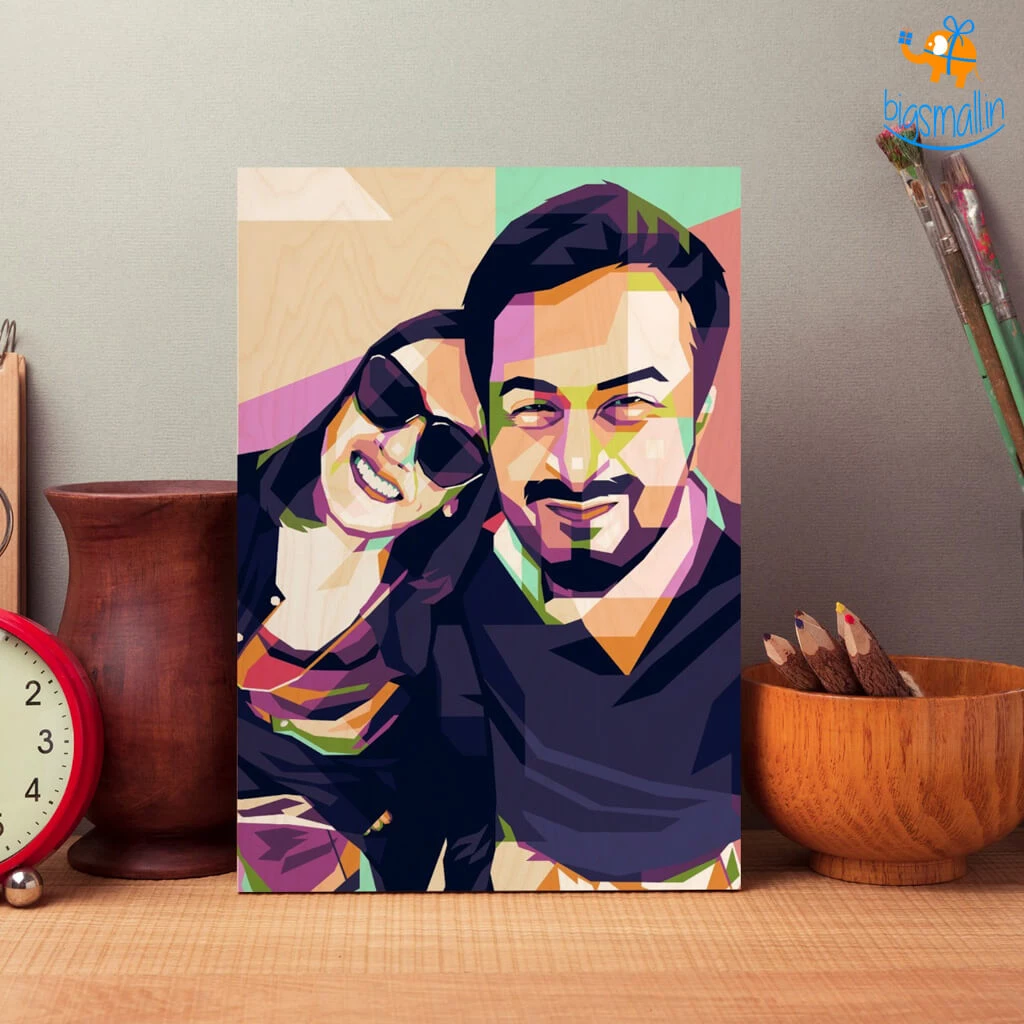 Chitra Chaya Personalized Pop Art - Two Face | COD Not Available