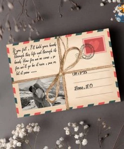 Chitra Chaya Personalized Wooden Postcard | COD Not Available