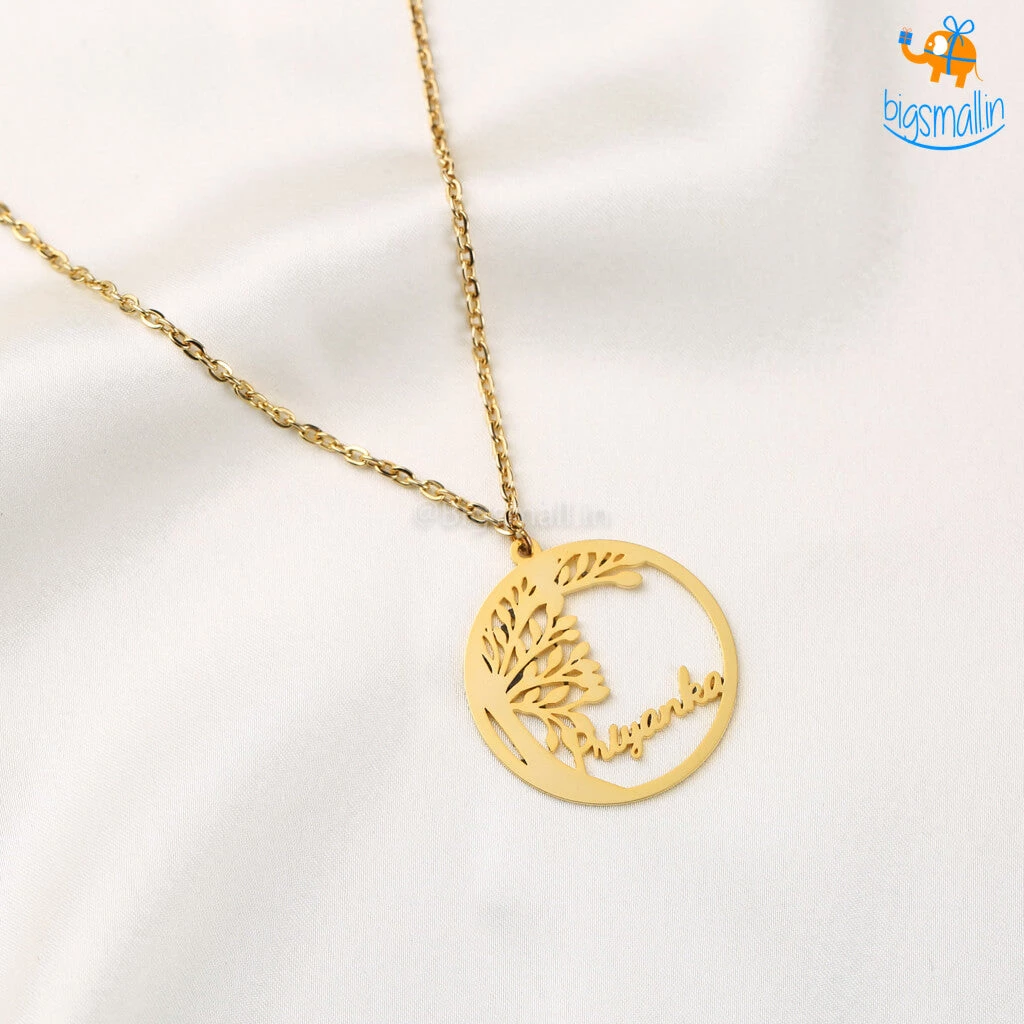 Pin It Up Personalized Tree Of Life Pendant | COD Not Available