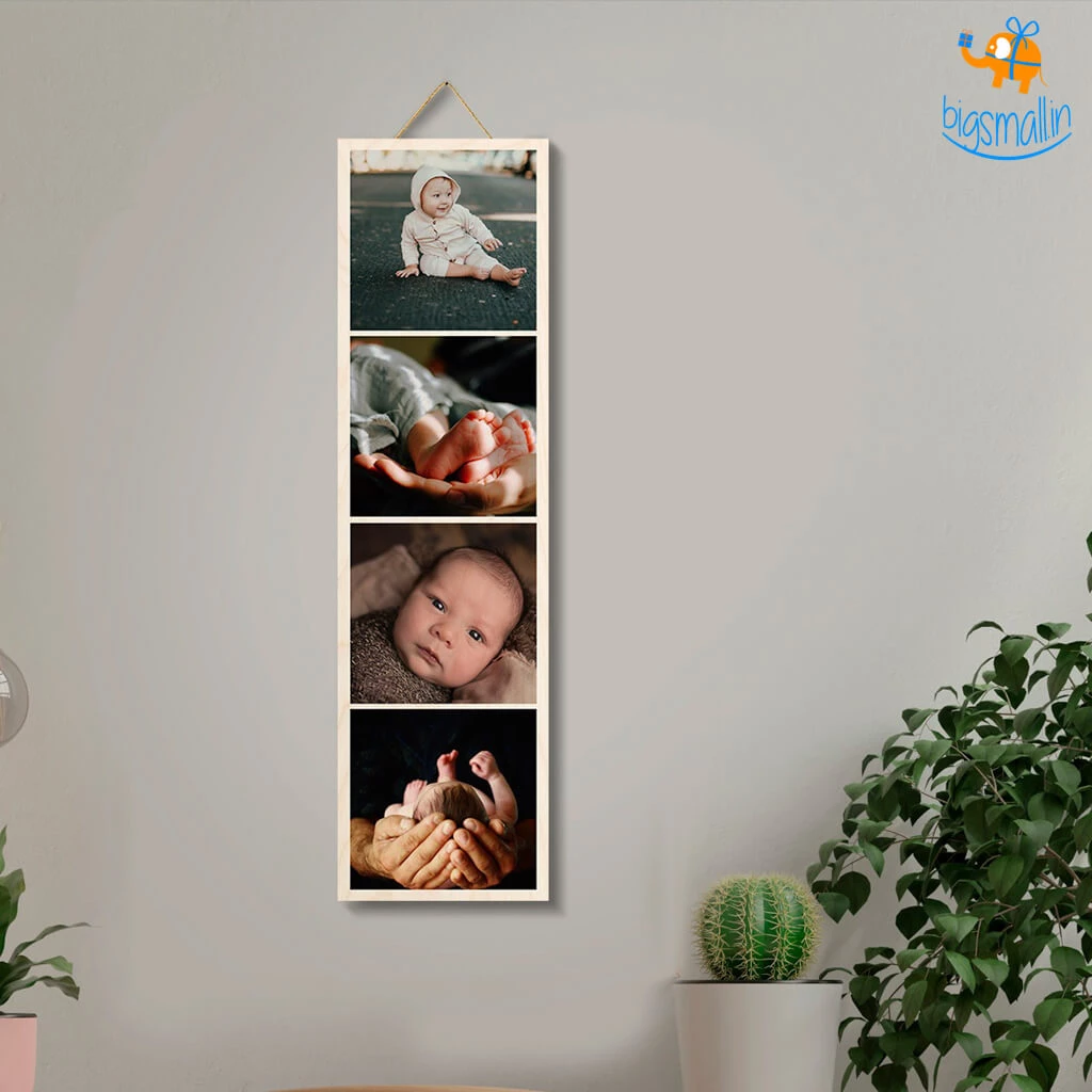 Chitra Chaya Father's Day Personalized Photo Strip Wall Hanging | COD Not Available
