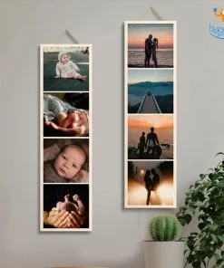 Chitra Chaya Father's Day Personalized Photo Strip Wall Hanging | COD Not Available